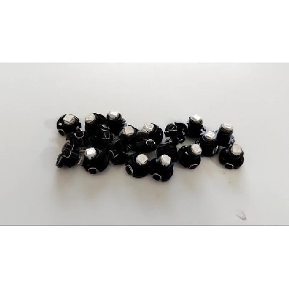 20Pcs Blue Car T4.2 T4 Led Wide Angle Light For trument Dash Panel Gauge 10mm