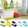 1PCS Finishing Shelf Bathroom Storaging Tool 1PCS Creative Plastic Shelves Multifunctional Separated Kitchen Storage Organizer