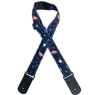 Guitar Strap Cute Strap Guitar Bass Acoustic Electric Belt Lock [NOELAMOR] (Planet Covered)