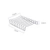 Stainless Steel Soap Rack Soap Dish Holder For Kitchen Portable Soap Dishes Container Box Draining Effect Easy Clean