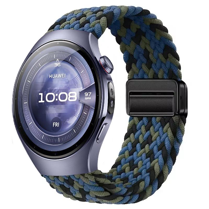 20mm 22mm Nylon Strap for Huawei Watch 5 GT5-4-3 46mm Magnetic Bracelet Wristband Samsung Galaxy Watch 7 6 5 4 40mm 44mm Correa