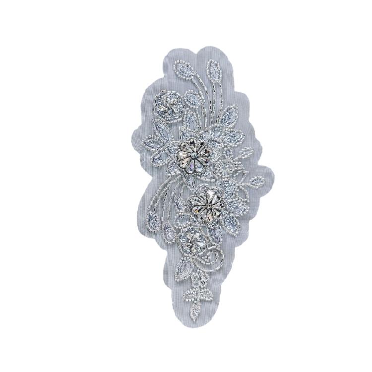 Coudre des Strass Élégants pour Applications de Robe Patchs Dorsaux pour Couture de Vêtements