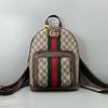 [De Segunda Mano] Mochila Ophidia con Raya del Logo en Lona Web y Piel Pequeña - Excelente #1E5MTFH