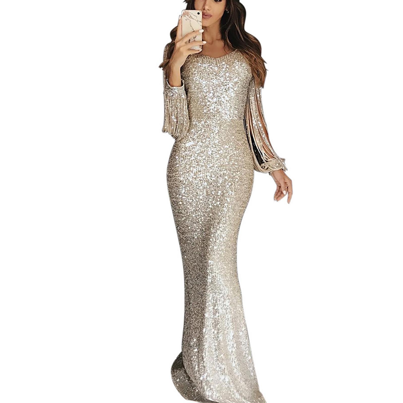 

Женское модное сексуальное однотонное платье без рукавов с короткими рукавами L серебряный