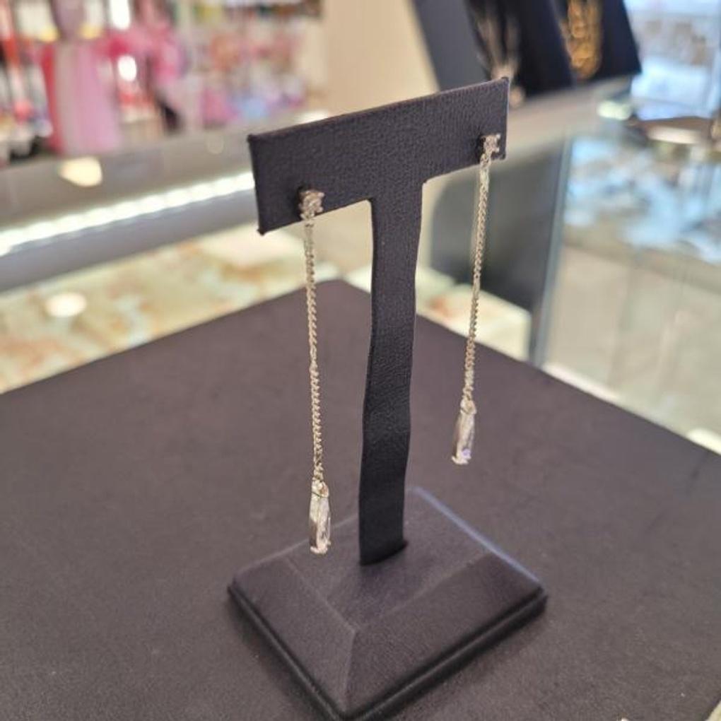 ARTRIA Waterdrop Cubic Drop E Crystal Earrings PPAERCR0001WHF