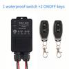 Long Lasting Waterproof Remote Control Switch with 30A Capacity for Outdoors