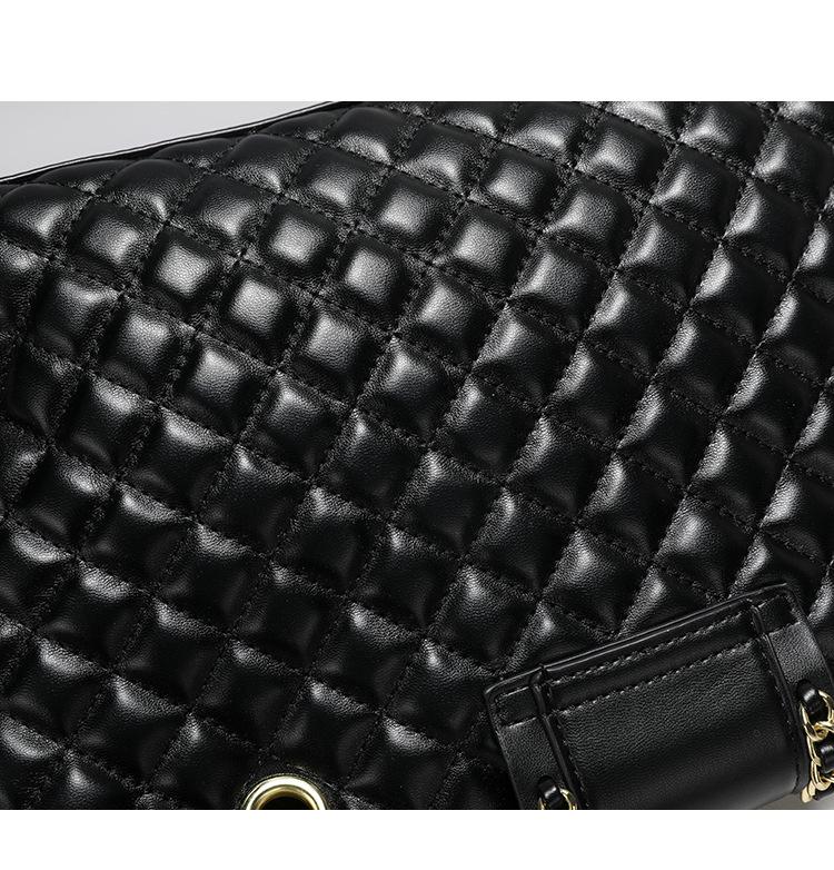 2022 Women's Genuine Leather Large Capacity Chain Tote Bag