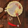 Handmade Chinese Xiuhe Style Wedding Bouquet Fan