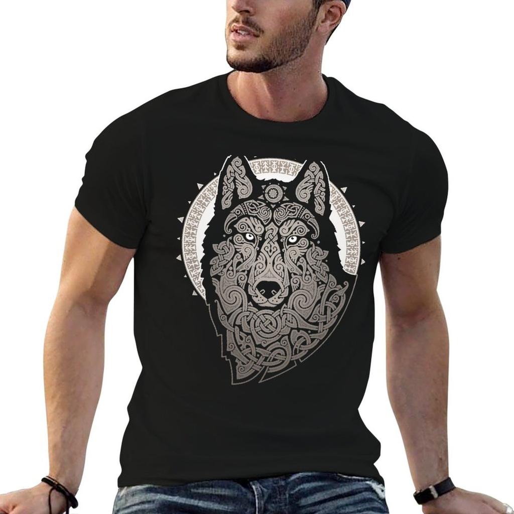 Camiseta Northern Wolf Para Homem Camisetas De Anime Camiseta Oversized De Anime