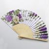 Japanese Floral Hand Fan for Music Festival Dance Gift Performances Home
