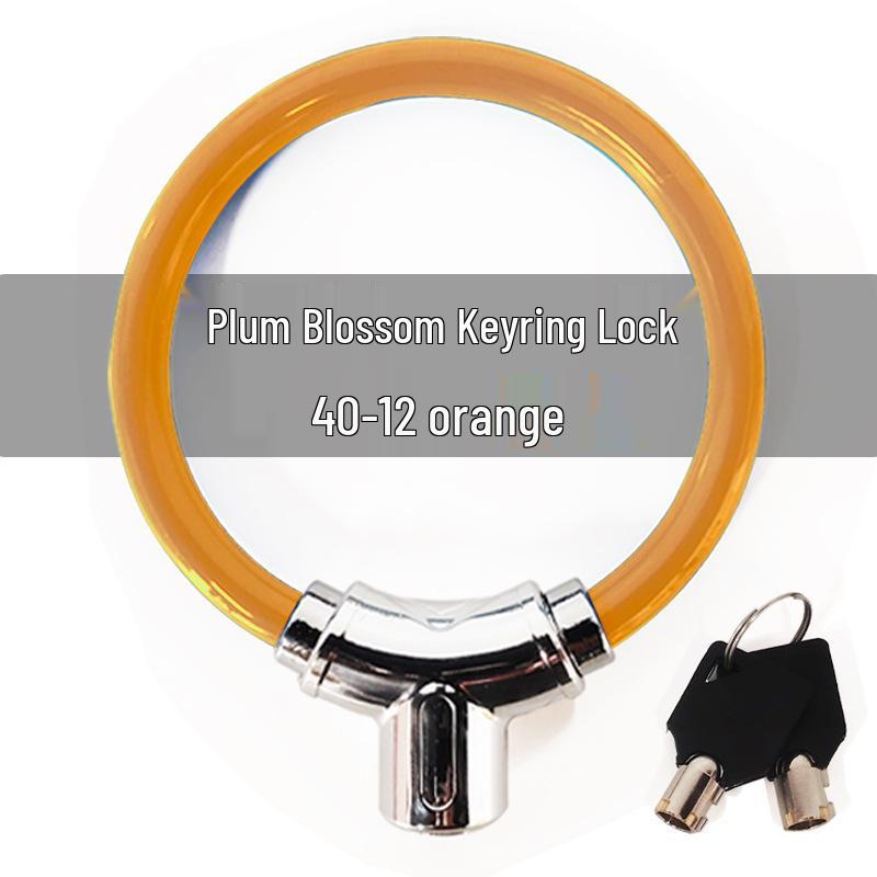 Electric Bike & Mountain Bike Anti-Theft Chain Lock: Portable and Secure Bicycle Battery Lock