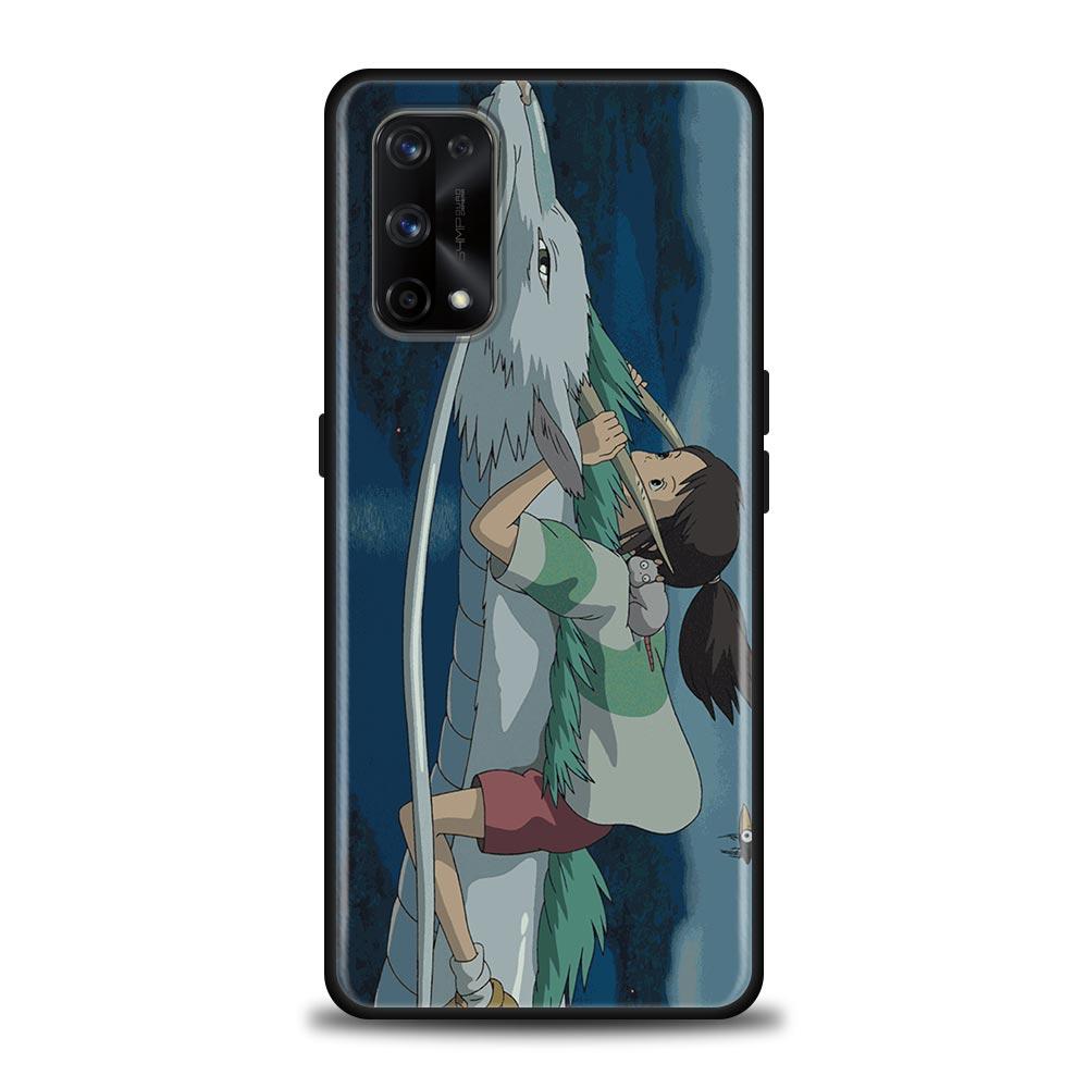 Husă de Telefon Desene Animate Spirited Away Totoro Pentru Oppo Realme 8i 8 9 7 6 Pro 9i 7i 5i 6i XT 8Pro 8i 5G Huse Husă Moale Miyazaki Anime