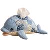 Patchwork Design Tissue Box DIY Kit Pre-Cut Fabric Handmade Tissue Holder  For Bedroom Decor