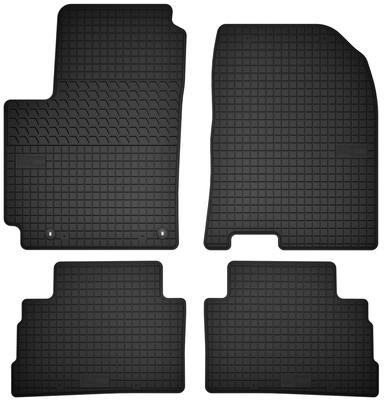 Set of Rubber Mats For: Hyundai Kona Crossover (from 2017 To 2023)