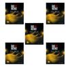 Basic Instinct Multi Texture Condoms for Men, 3 In 1 Ribbed, Dotted & Contoured, Banana Flavoured Ultra-Smooth Latex Condoms, 3 Pcs (Pack of 5)
