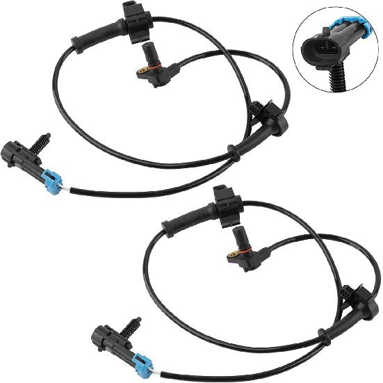 ABS Wheel Speed Sensor - Rear Left&Right SK695304 ABS48 ALS1464 AB1985 695304 V51720066 15121067 20763147 20938122 2PCS for Chevy