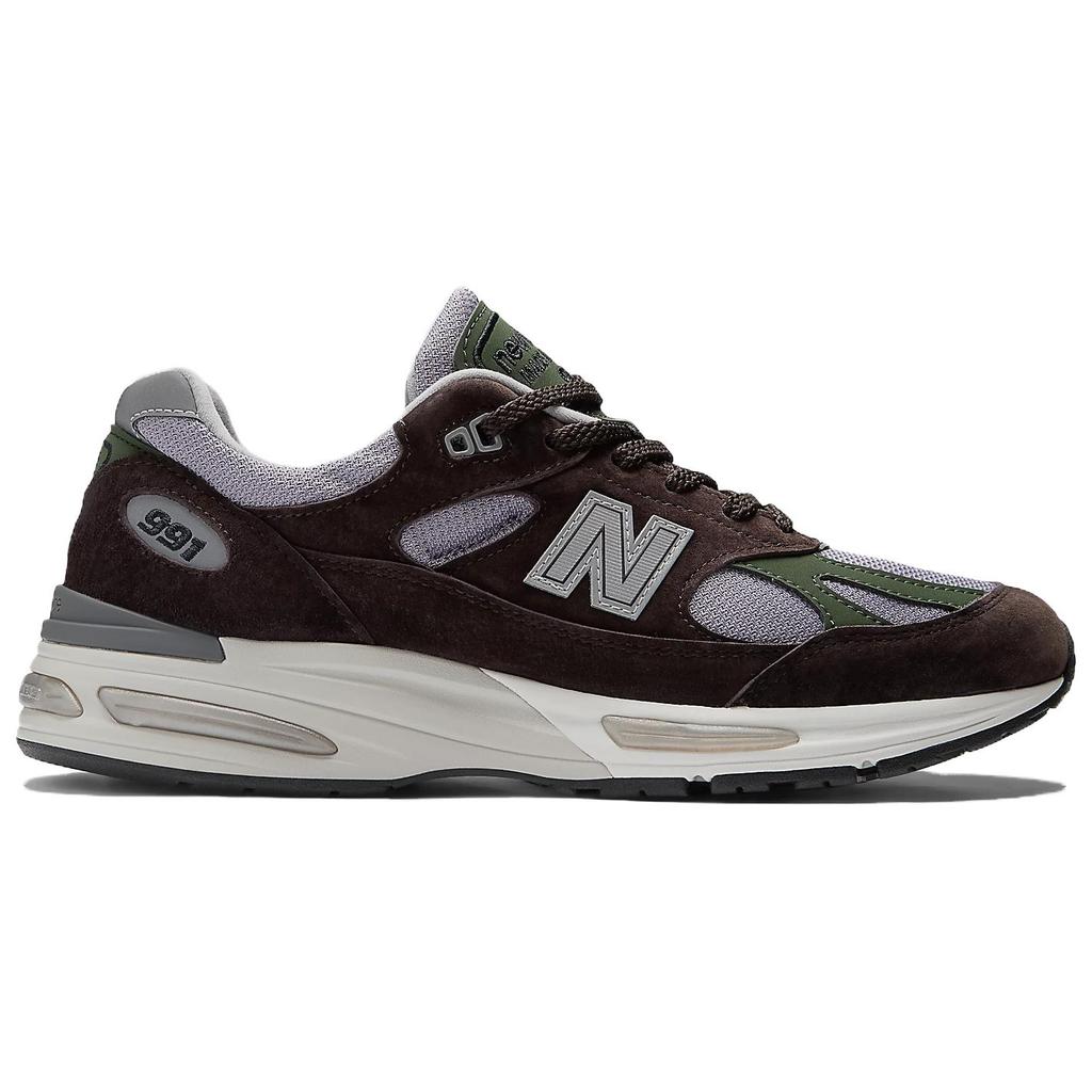 New Balance 991v2 Made in England Essentially Offbeat Pack - Licorice Unisex Sneakers Brown Lavender-Grey Douglas-Fir U991BP2