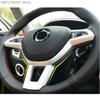 Car Steering Wheel Decoration Cover Frame Panel Trim for Skoda Kodiaq Octavia A7 Rapid Yeti Superb Kamiq FABIA