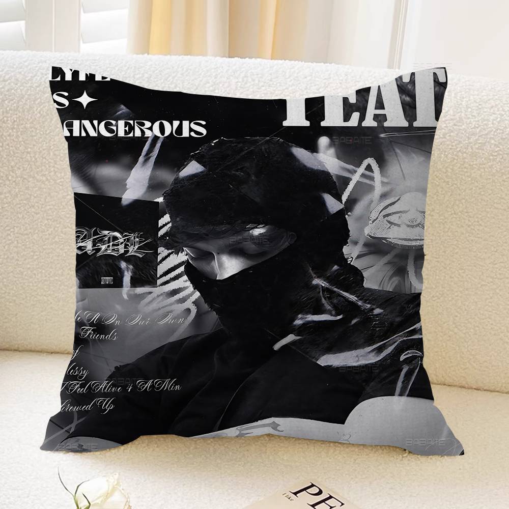 Rap YYeat Cushion Cover Polyester Sofa Cushions Decorative Throw Pillows Home Decoration Pillowcover
