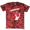 Green Day American Idiot T-shirt Rood Nieuw