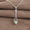 Natural Labradorite Gemstone 925 Sterling Silver Handmade Jewelry Designer Long Pendant 1.79" PP-69-34