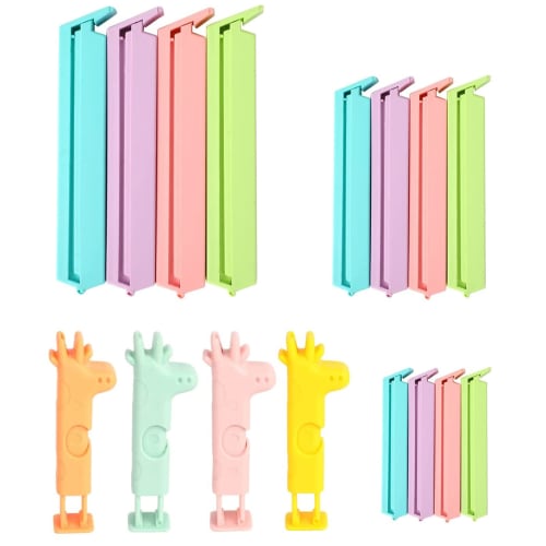 CCINEE Bag Sealing Clips for Food Storage, Moisture-Proofing, Keeping Food Fresh, Preventing Oxidation, and Preserving Snacks In the Kitchen, Durable