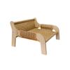 Scratch-Resistant Rattan Cat & Dog Sofa Bed