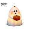 Halloween Table Centerpieces Ghost Flameless Candle, Cute Holding BOO Letter Tealight, Autumn Seasonal Home Decor Battery Operated LED Flickering