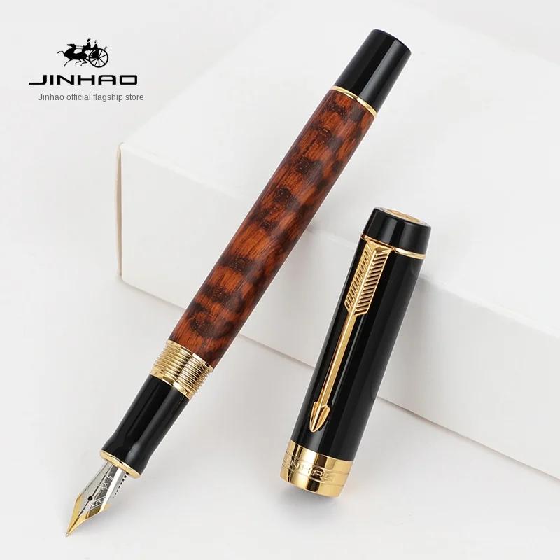 Jinhao 100 Little Centennial Resin Fountain Pen F Nib with Converter Business Writing Ink Pens Stationery School Office Supplies