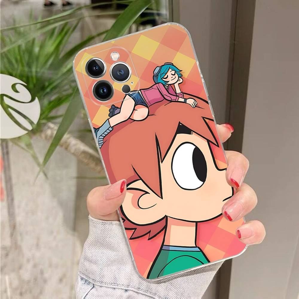 Comedy Film Scott Pilgrim VS The World For IPhone 17 16 15 14 13 12 11 Pro Max Plus Transparent Soft TPU Phone Cover