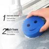 Cute Smiley Face Loofah Sponge Scrubber for Kitchen and Dishwashing