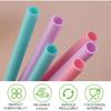 Joshey 6PCS Replacement Straws for Owala FreeSip 24oz & 32oz Water Bottles - Reble Plastic Straws with 1 Cleaning Brush, Travel Tumbler Accessories