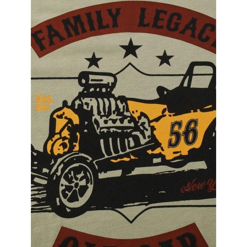 American Retro Print Pure Cotton Short-Sleeved T-shirt Men's Summer 2024 New Arrival Trendy Base Shirt Export Cotton T-shirt