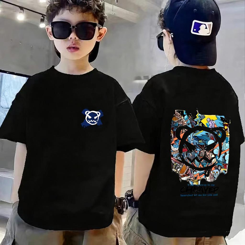 Children's T-shirt short sleeved cool cartoon comfortable printed boy's T-shirt