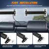 Nilight 40LED Amber Emergency Strobe Traffic Advisor Light Bar with Suction Cups Dash Safety Warning Hazard Flashing Lights Interior Front/Rear