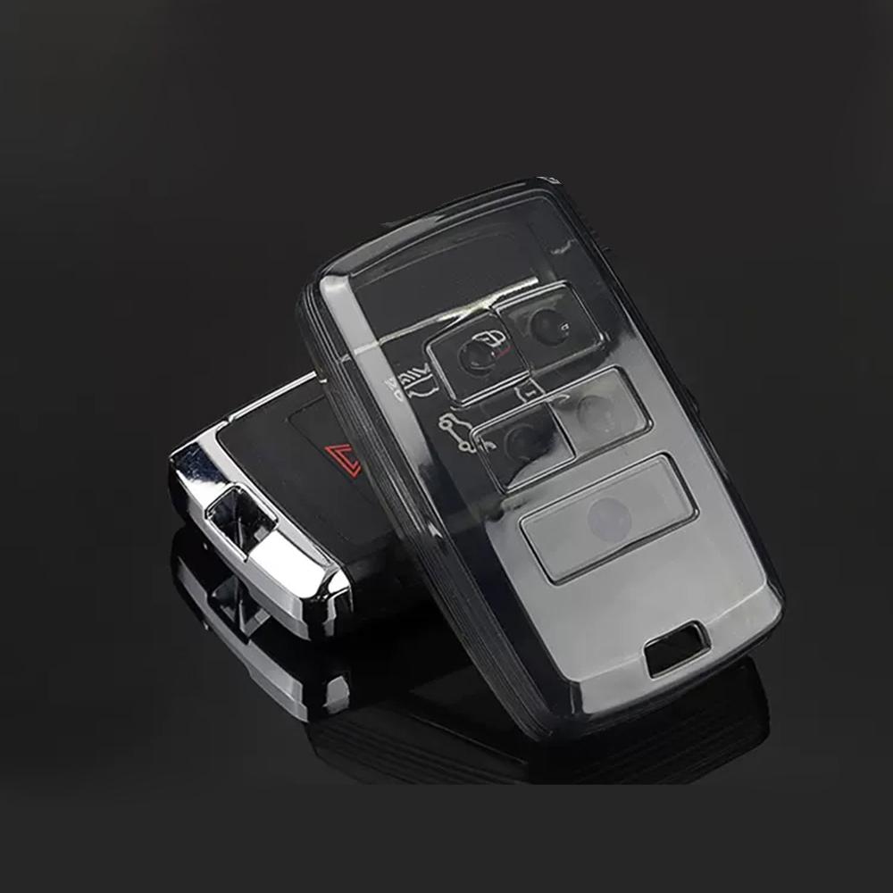 New Transparent TPU Key Cover For Land Rover Range Sport Evoque Velar Discovery 3 4 5 Jaguar XE XF E-Pace A9 A8 A9 X8 XJ XFL XJL