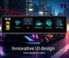 4K Dual Dash Cam with HD Night Vision, WiFi, Front & Rear Lenses, Reversing Assist, and Touchscreen