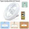 Modern Design E27 Screw Fan Light Simple Practical Indoor Multifunction Suspension With Remote Control Smart Fan Light