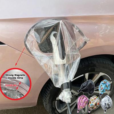 Elektroauto Ladezubehör Magnetische Saug EV Ladeanschlussabdeckung Wetterfest Wasserdicht Ladeanschluss Schutzhülle Etui