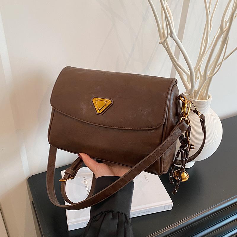New Super Hot Bag Women's Texture Single-shoulder Crossbody Bag Classic Small Square Bag
