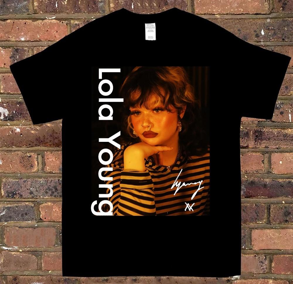 Vintage Lola Young Signature Cotton Unisex All Size T-Shirt 22D408 S