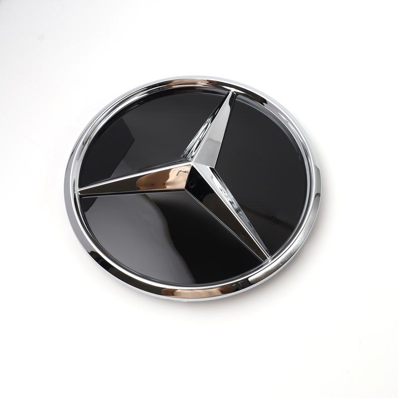 WVOSP1 Hot 2026 For Benz 185mm 3D ABS logo The front grille star logo badge mirror bottom For Mercedes-Benz W164 ML-class Before 2013