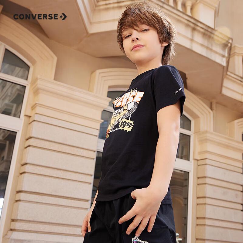 Converse Kids  Cotton Printed Short Sleeve T-Shirt 150/72