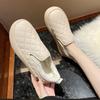 Women's Vulcanized Shoes 2024 Winter Round Head Shoes Slip-on Fashion Femmes Sneakers Plush Keep Warm Comfortable Platform Shoes