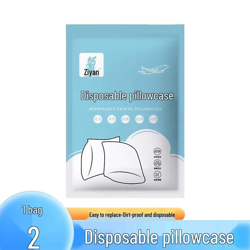 

Disposable Travel Pillowcase: Thick Anti-Dirt for Trains and Hotels