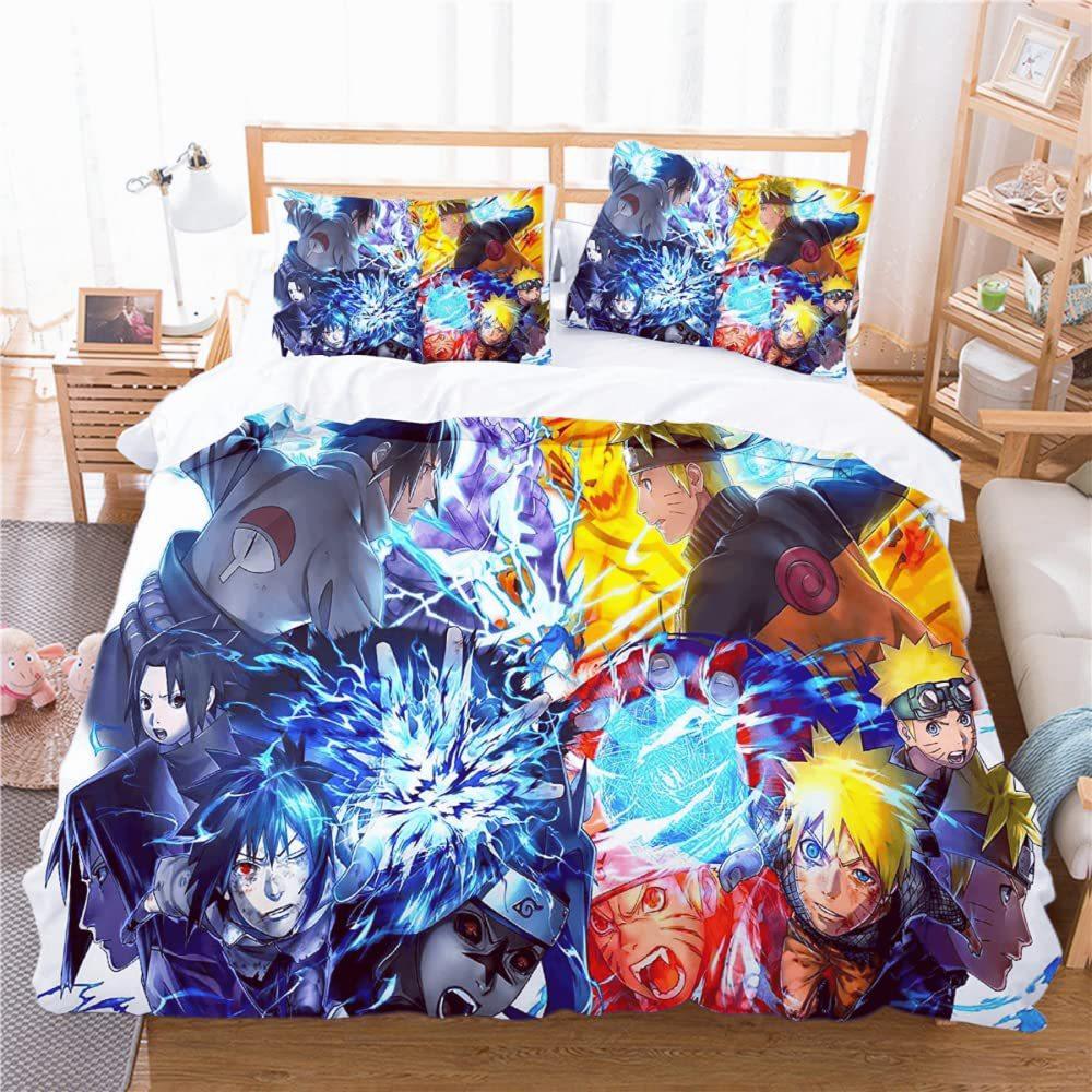 Cartoon Animation Bedding Three-Piece Quilt Cover