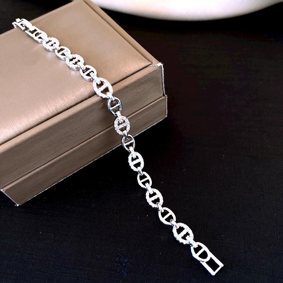 Zircon Pig Nose Chain Bracelet: Light Luxury, High-End Fashion, Niche Design Jewelry 