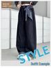 2025 Autumn Girls' Korean-Style Loose Wide-Leg Jeans for Middle & Big Kids