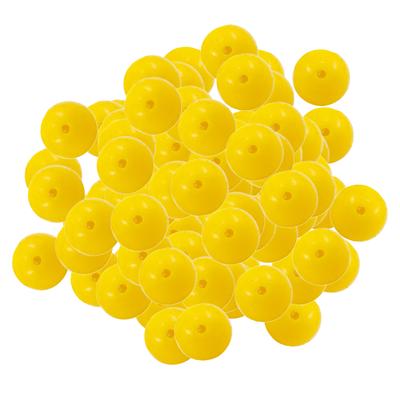 100 Pieces Fishing Soft Sweet Corn Flavored Baits Buoyancy Balls  Yellow L