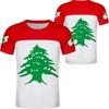 3D Print Lebanon Flag T Shirt For Men Women National Emblem Pattern T-Shirts Casual Fashion Short Sleeve O-Neck Street Loose Tee
